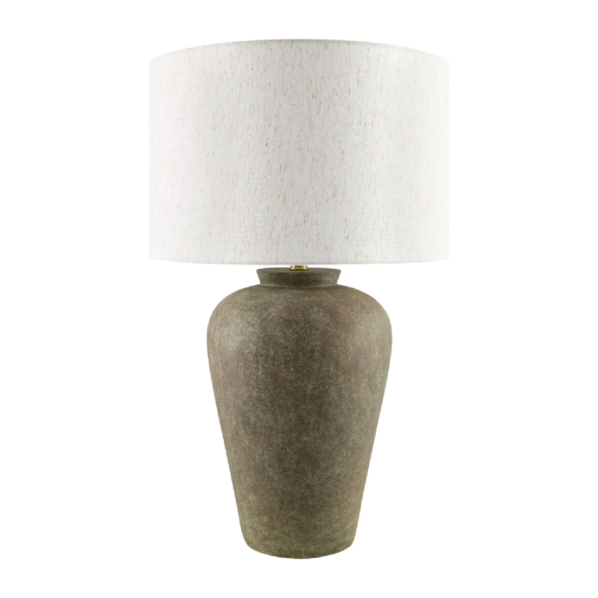 Modern European furniture - Painted Cement Linen Table Lamp - www.oroa.com
