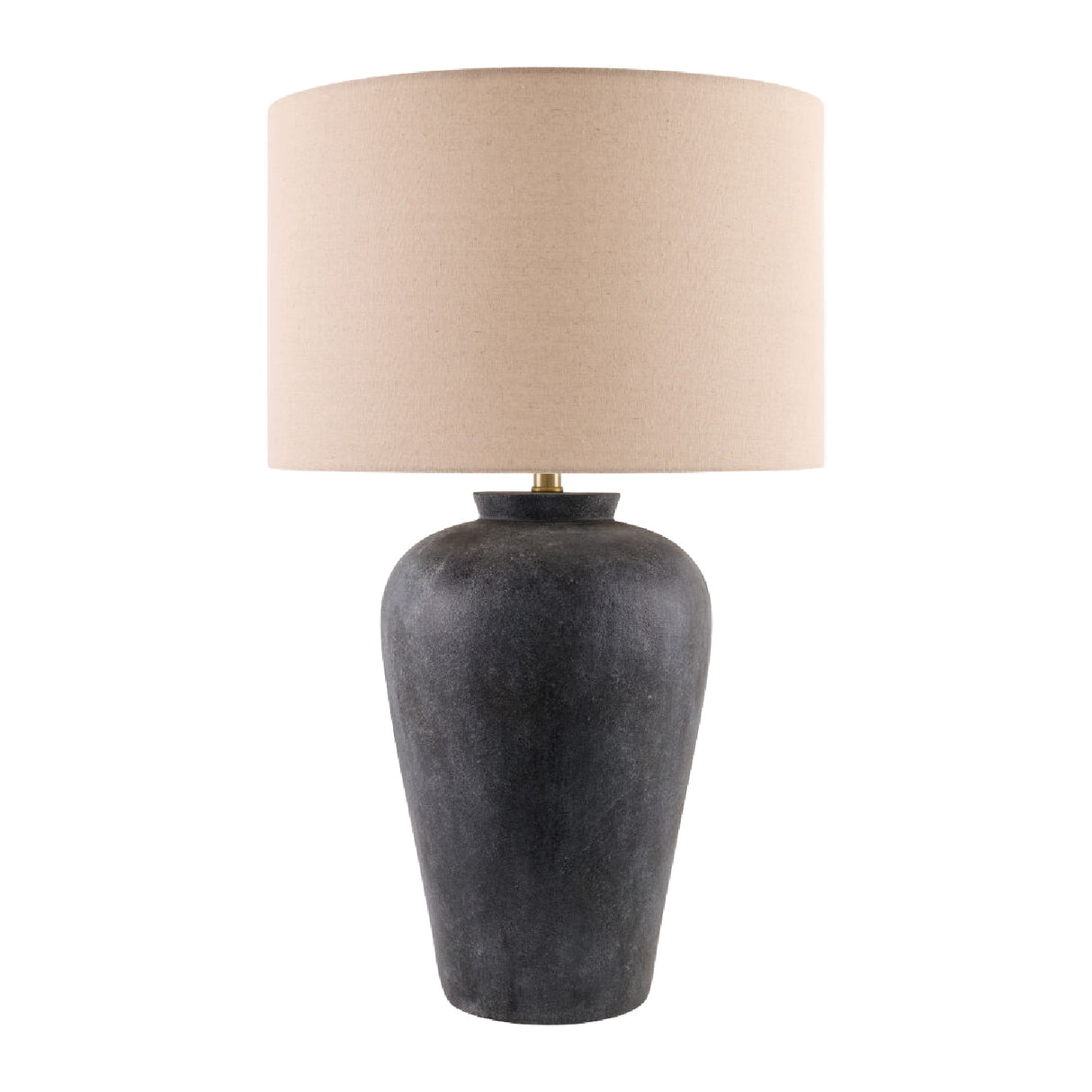 Modern European furniture - Painted Cement Linen Table Lamp - www.oroa.com