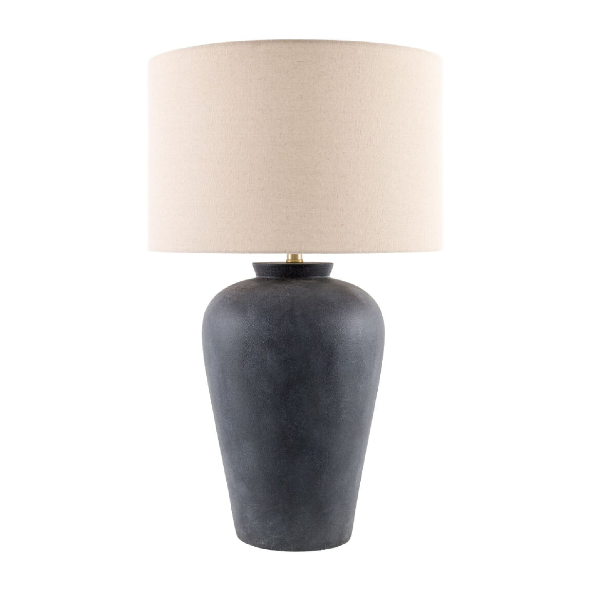 Modern European furniture - Painted Cement Linen Table Lamp - www.oroa.com