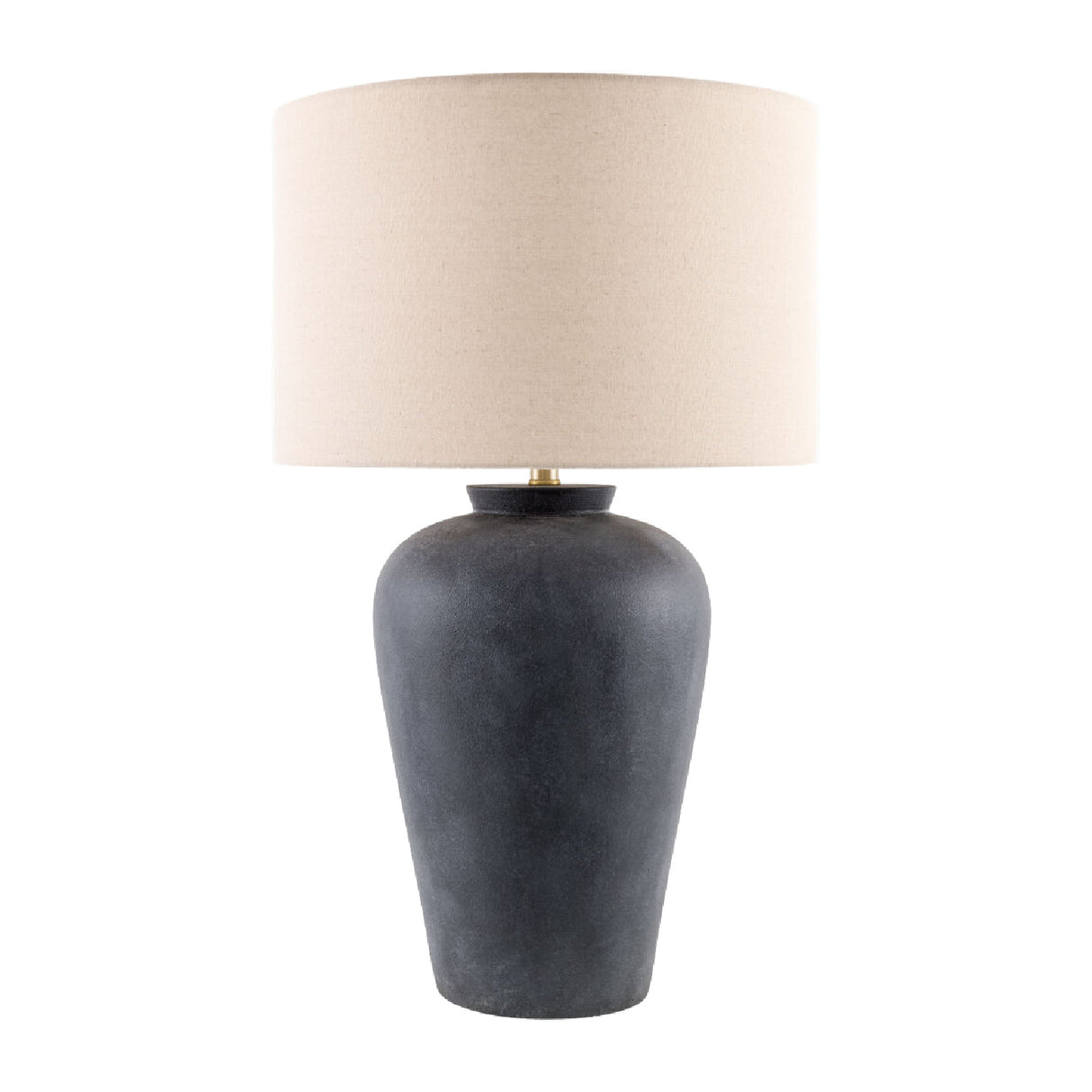 Modern European furniture - Painted Cement Linen Table Lamp - www.oroa.com