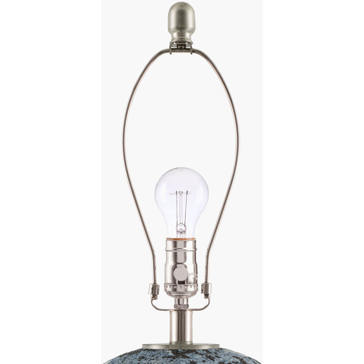 Modern European furniture - Textured Gray Ceramic Table Lamp - www.oroa.com