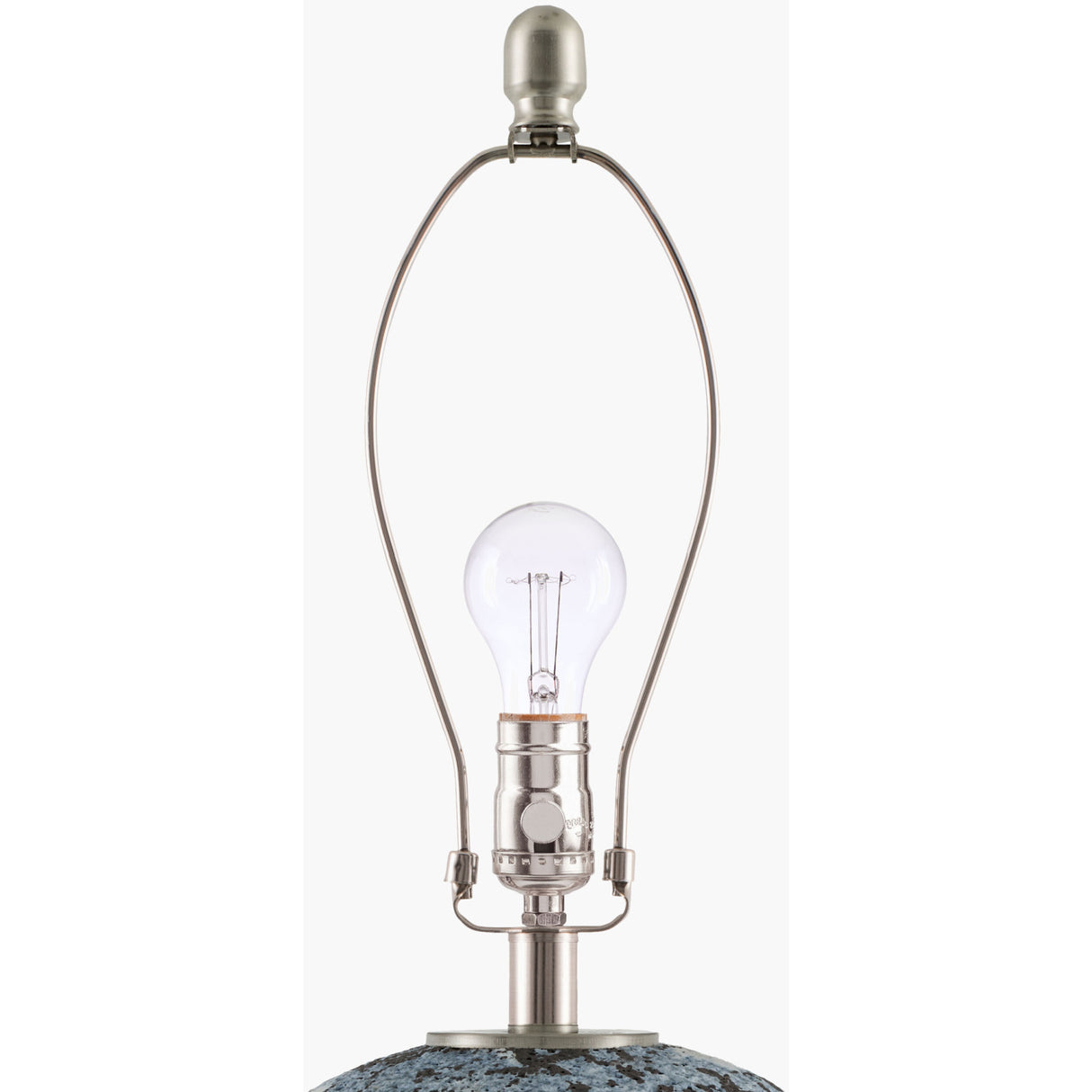 Modern European furniture - Textured Gray Ceramic Table Lamp - www.oroa.com