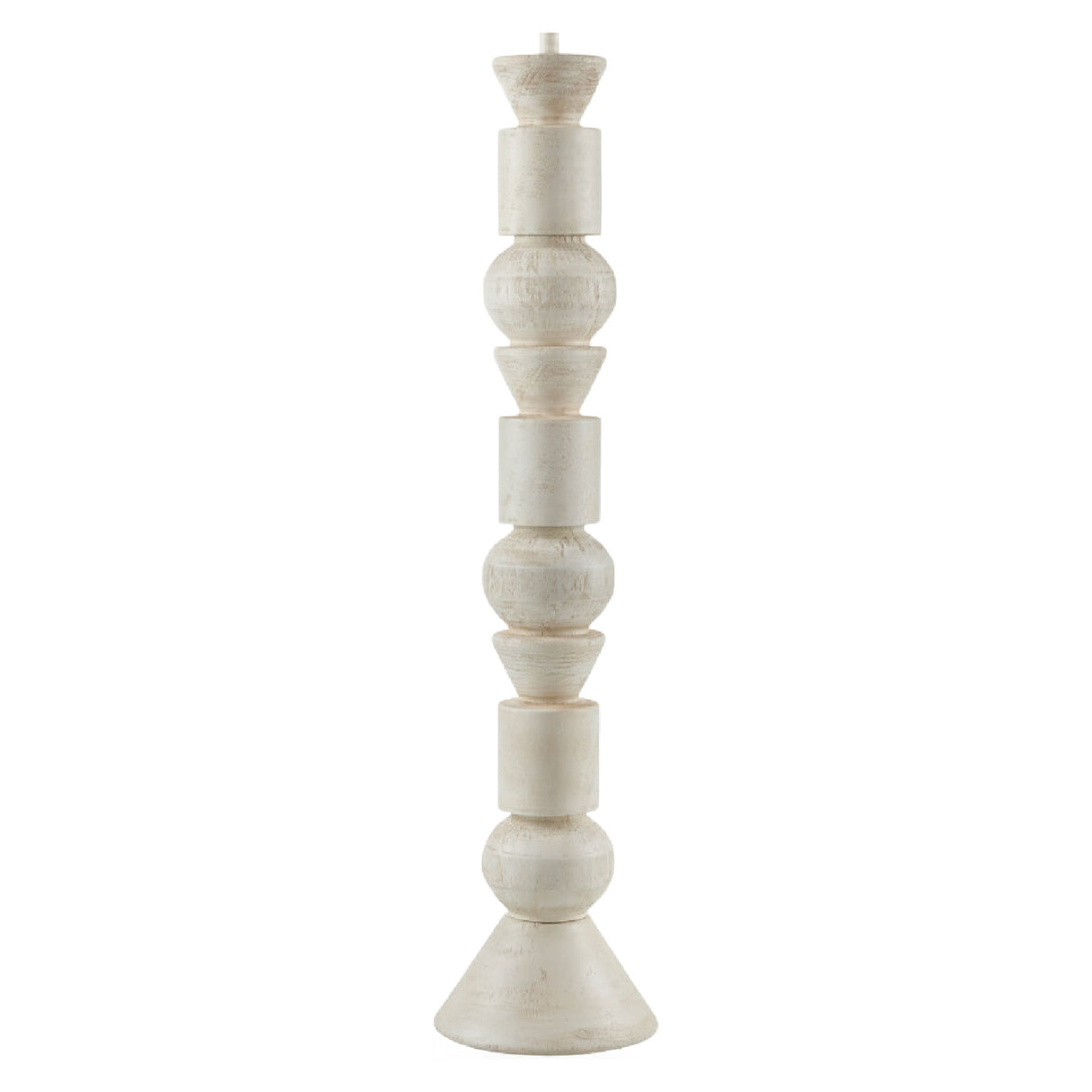 White Stacked Base Floor Lamp | Oroa.com