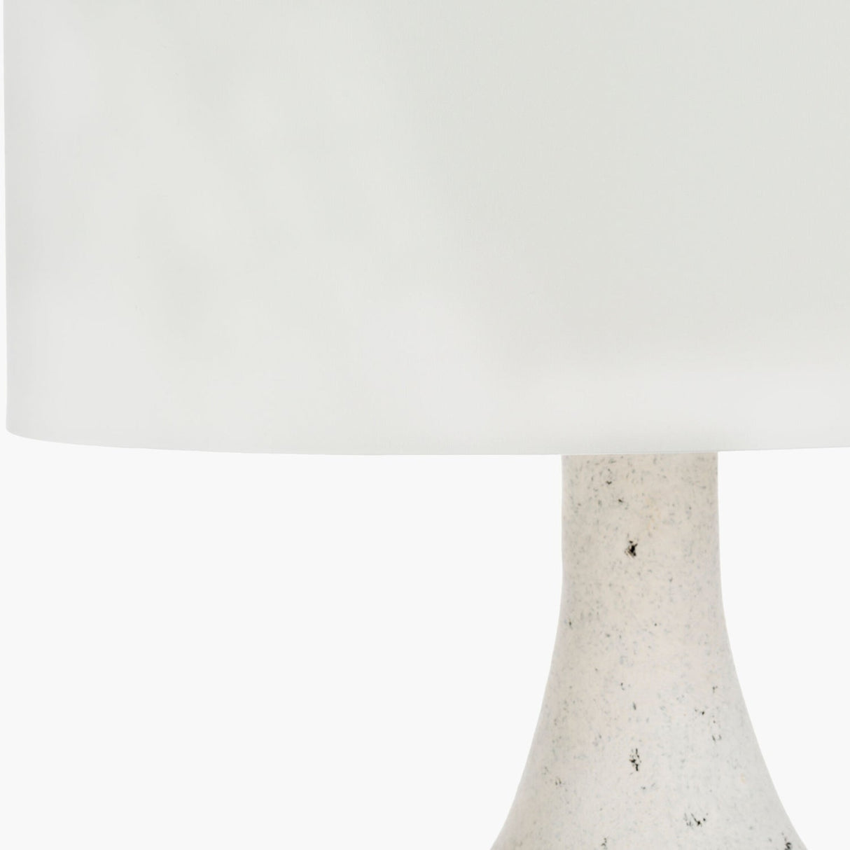 Modern European furniture - White Drum Shade Table Lamp - www.oroa.com