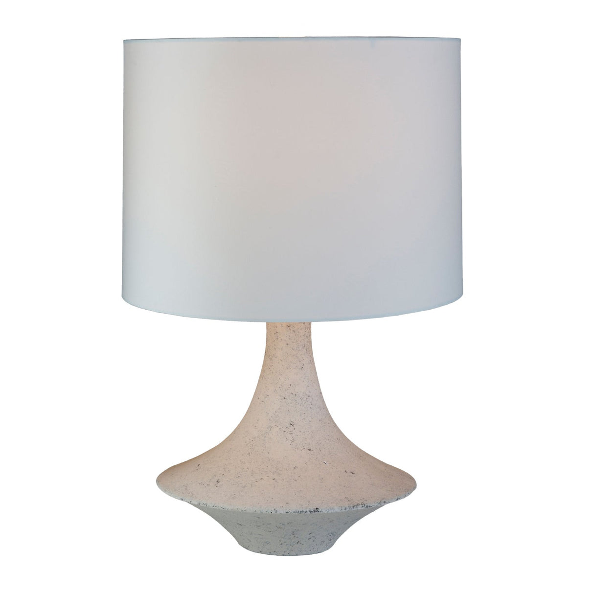 Modern European furniture - White Drum Shade Table Lamp - www.oroa.com