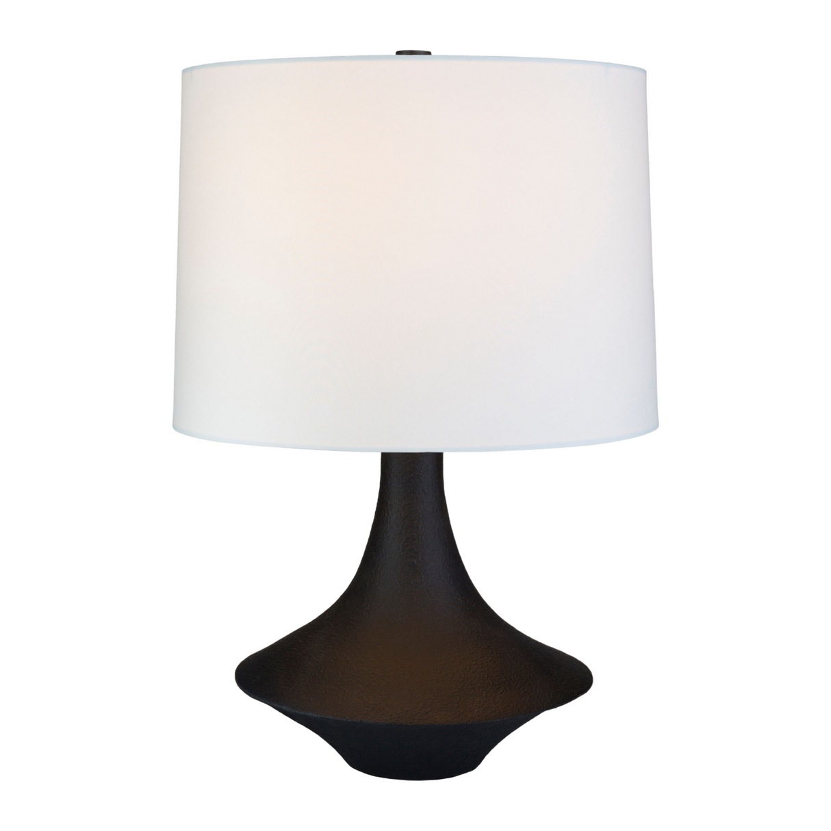 Modern European furniture - White Drum Shade Table Lamp - www.oroa.com