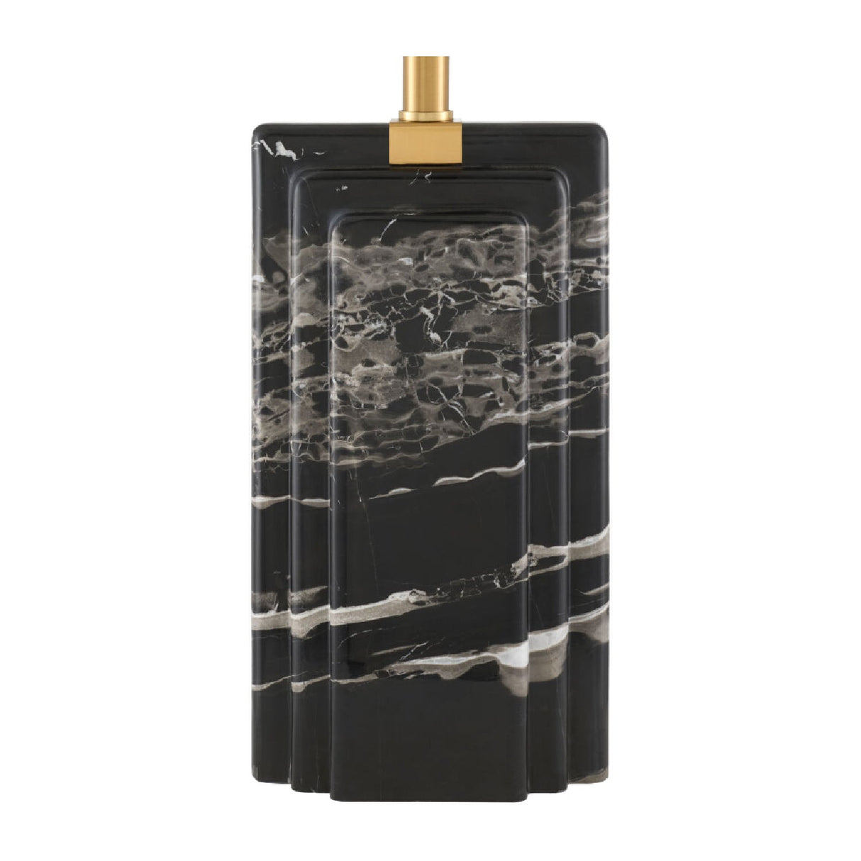 Modern European furniture - Black Marble Accent Table Lamp - www.oroa.com