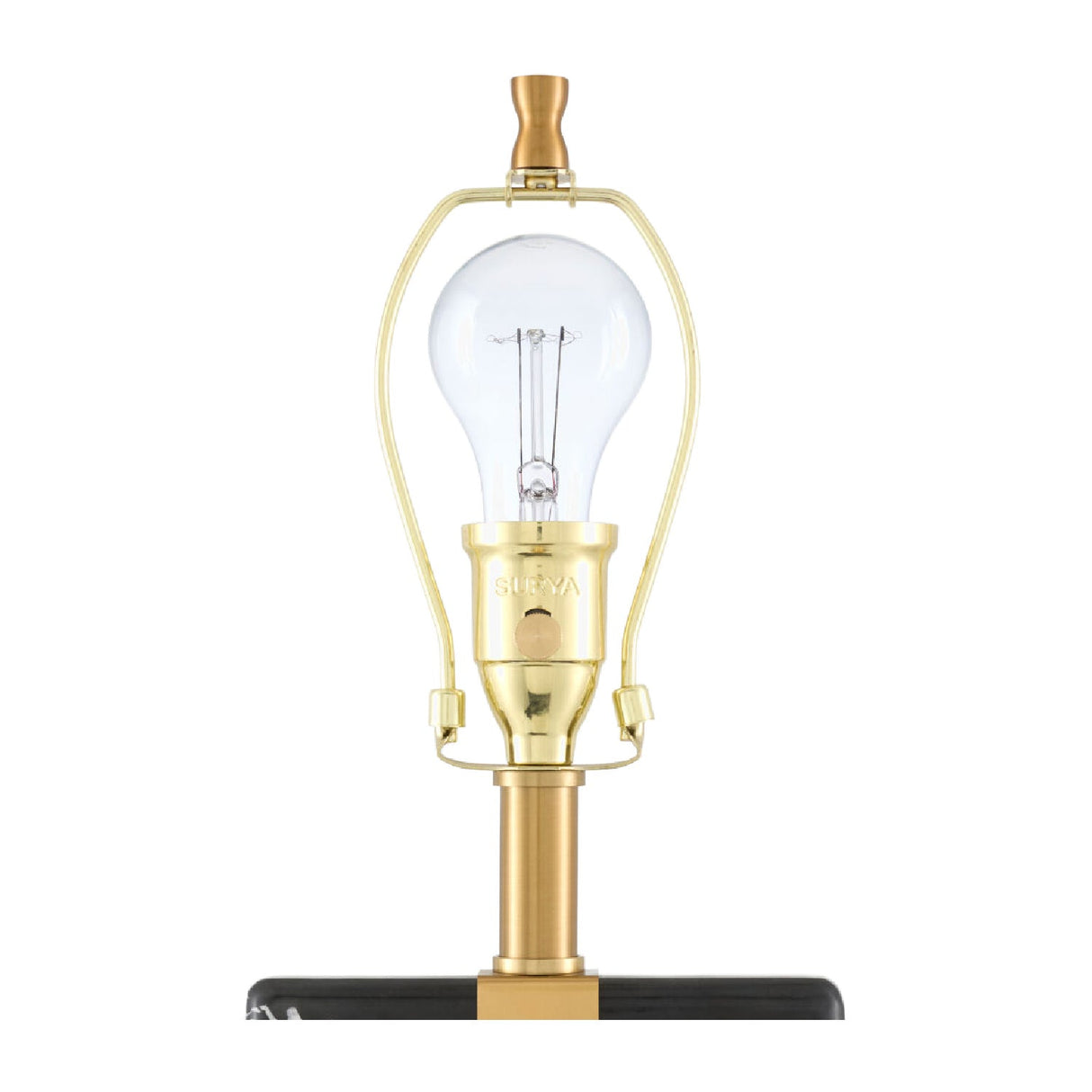 Modern European furniture - Black Marble Accent Table Lamp - www.oroa.com
