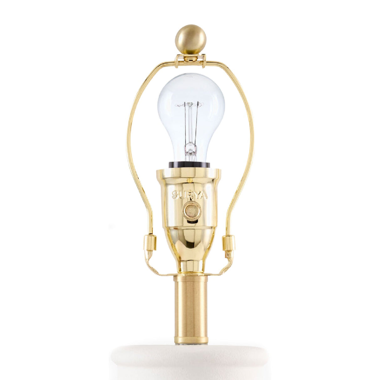 Modern European furniture - Ceramic White Linen Table Lamp - www.oroa.com