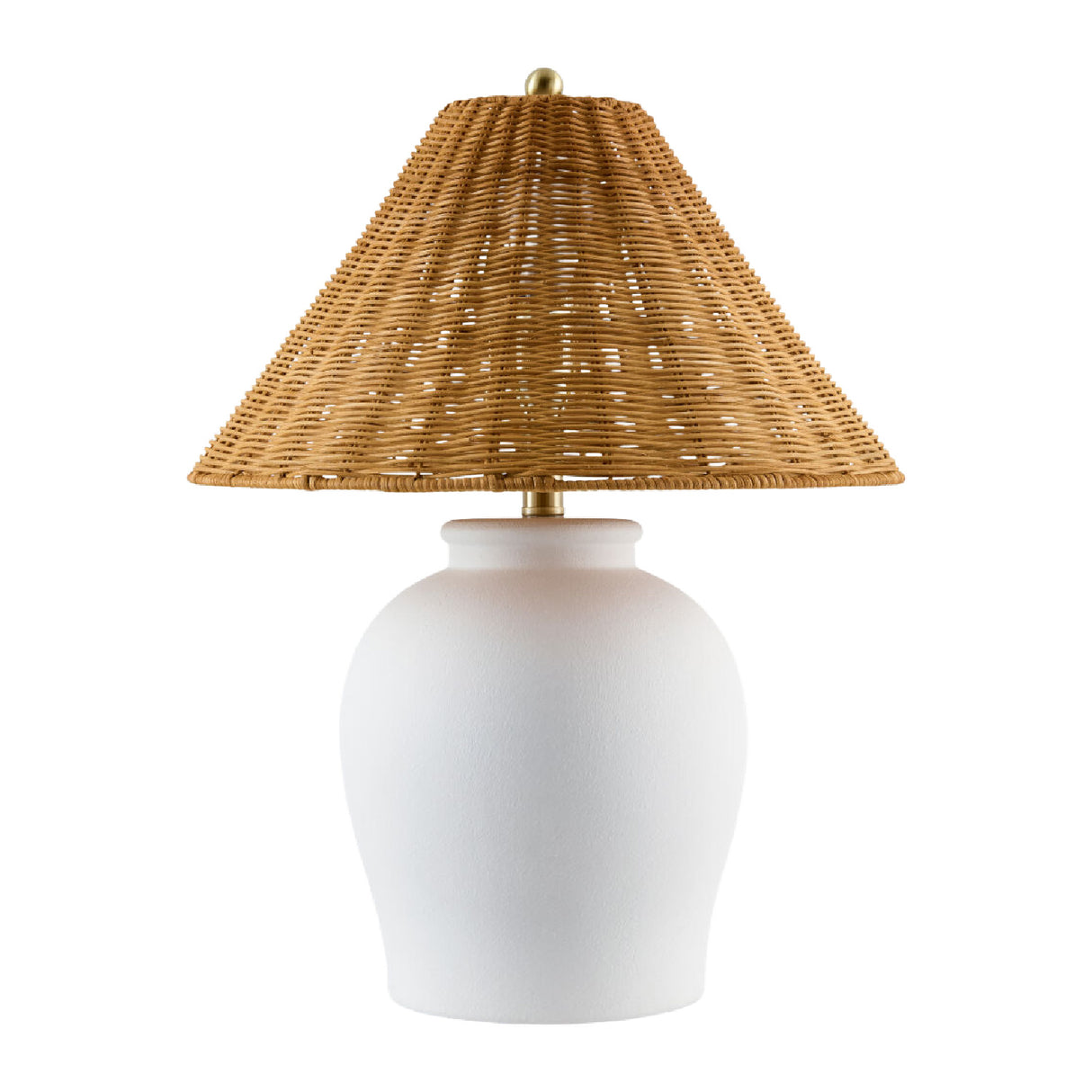 Modern European furniture - Rattan Empire Shade Table Lamp - www.oroa.com