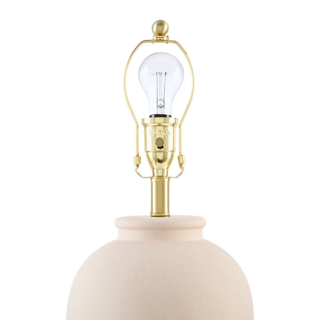 Modern European furniture - Ceramic White Linen Table Lamp - www.oroa.com