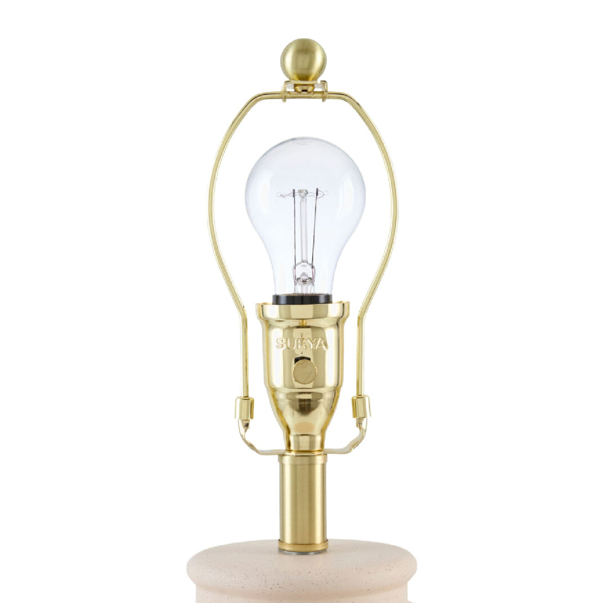 Modern European furniture - Brown Pleated Linen Table Lamp - www.oroa.com