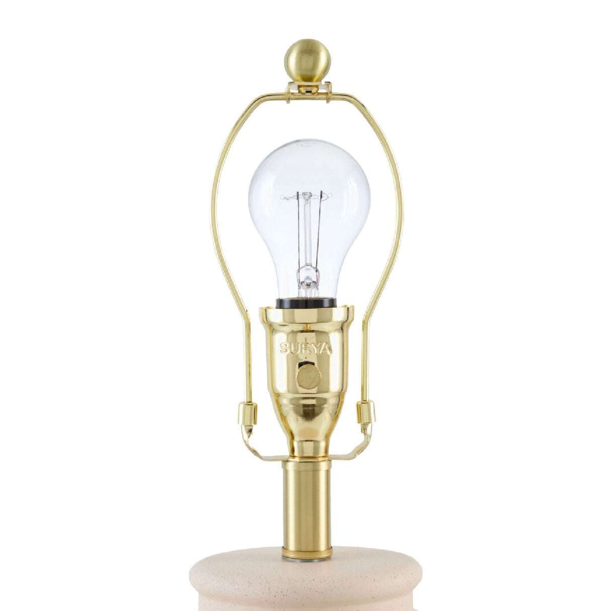 Modern European furniture - Brown Pleated Linen Table Lamp - www.oroa.com