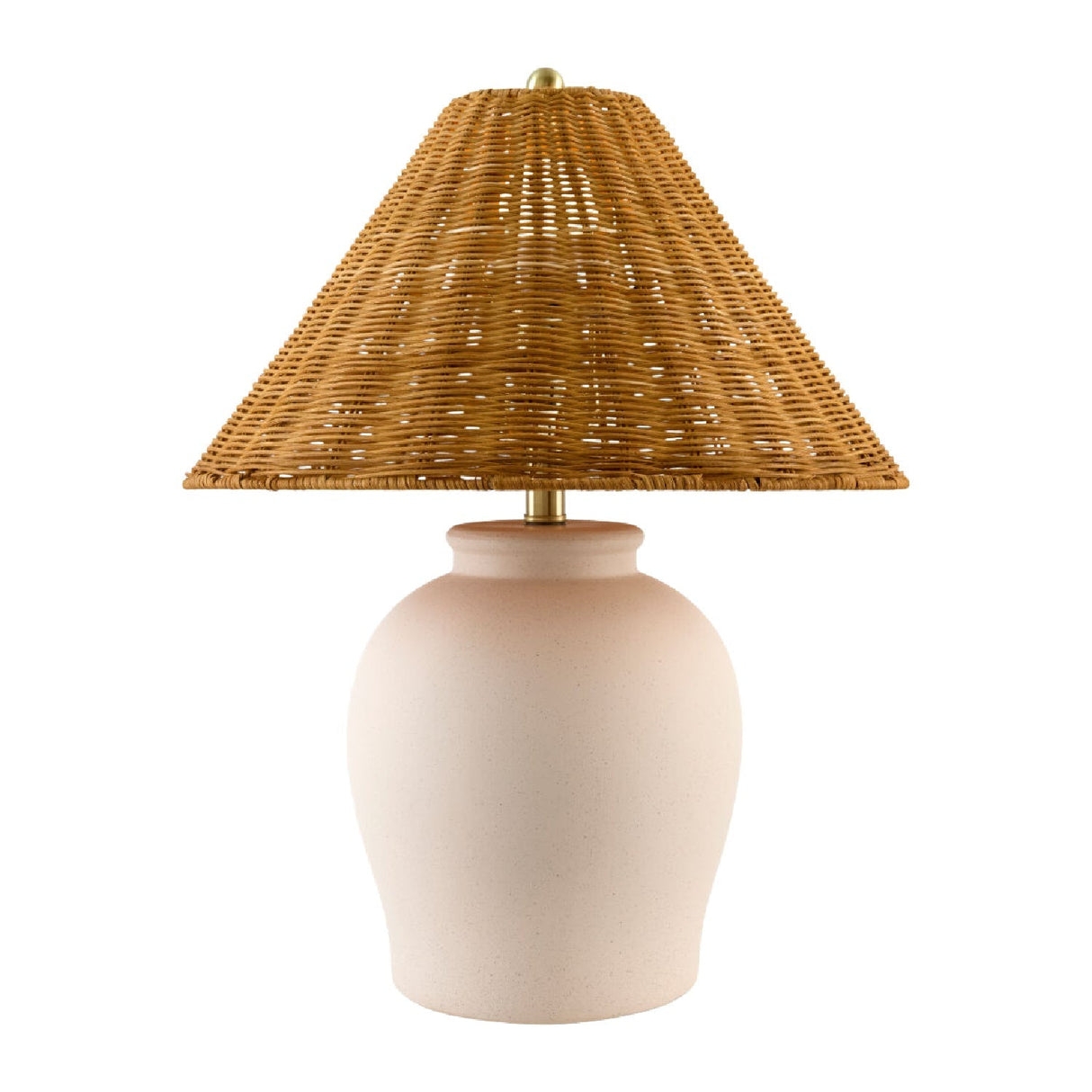 Modern European furniture - Rattan Empire Shade Table Lamp - www.oroa.com
