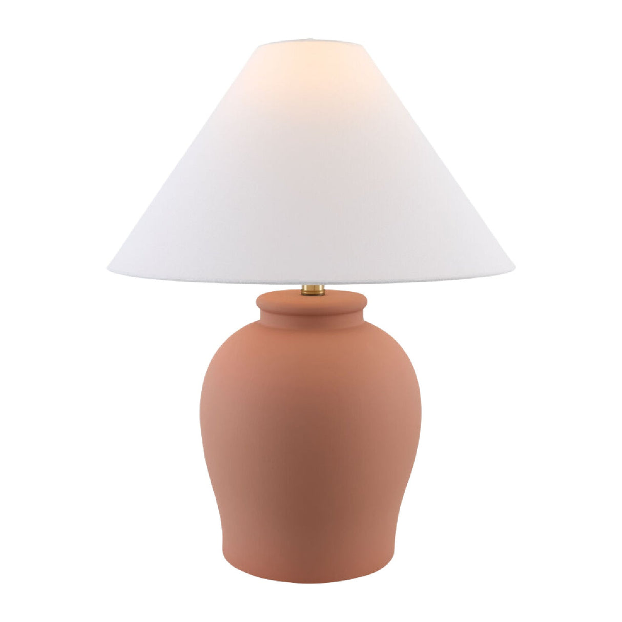 Modern European furniture - Ceramic White Linen Table Lamp - www.oroa.com