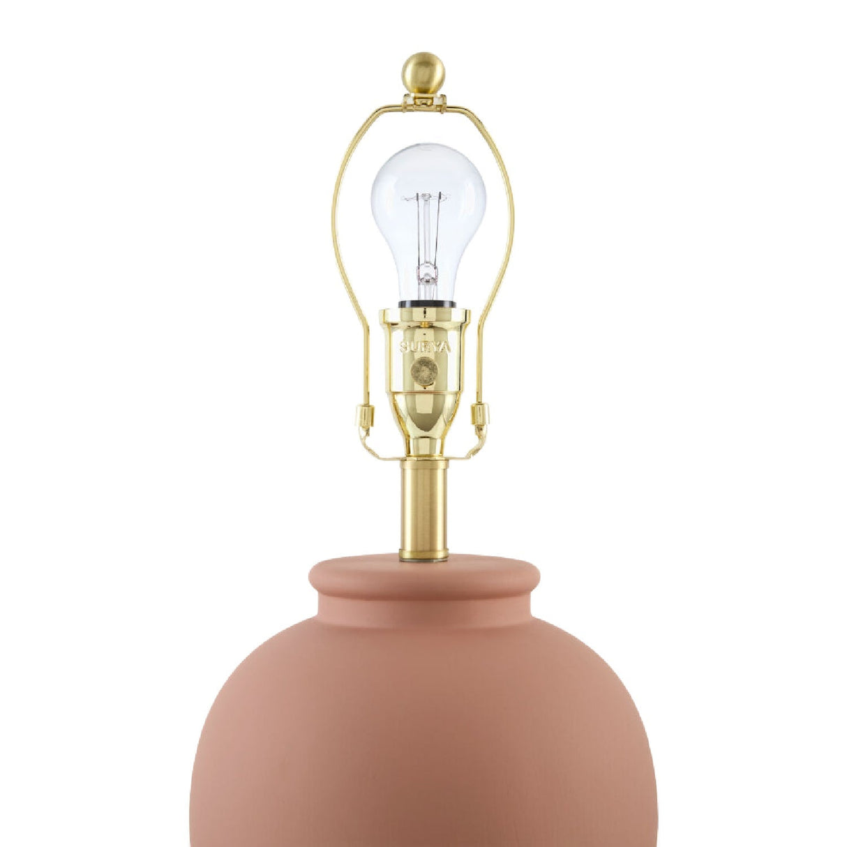 Modern European furniture - Brown Pleated Linen Table Lamp - www.oroa.com