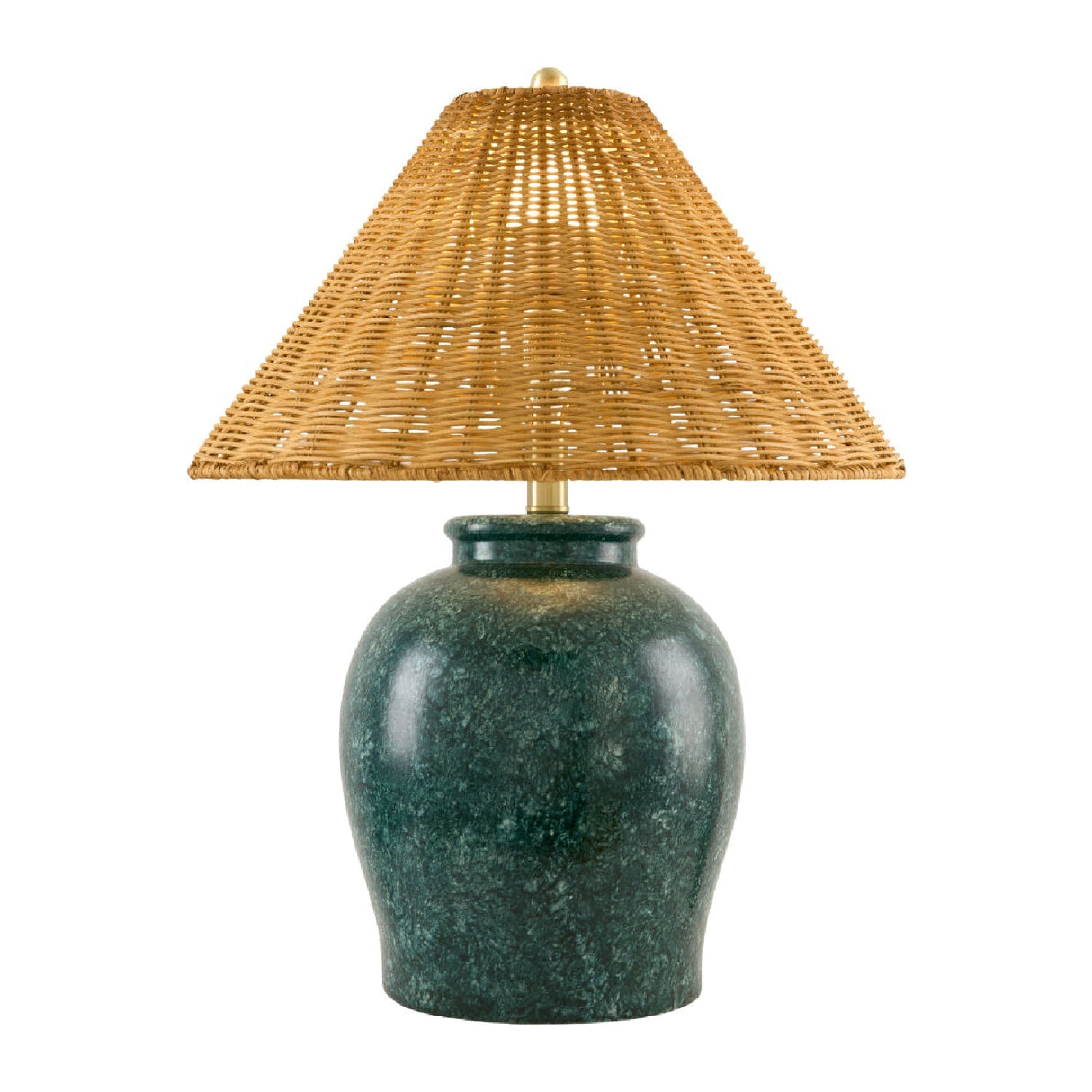 Modern European furniture - Rattan Empire Shade Table Lamp - www.oroa.com