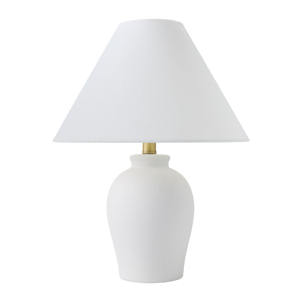 Modern European furniture - White Linen Empire Table Lamp - www.oroa.com