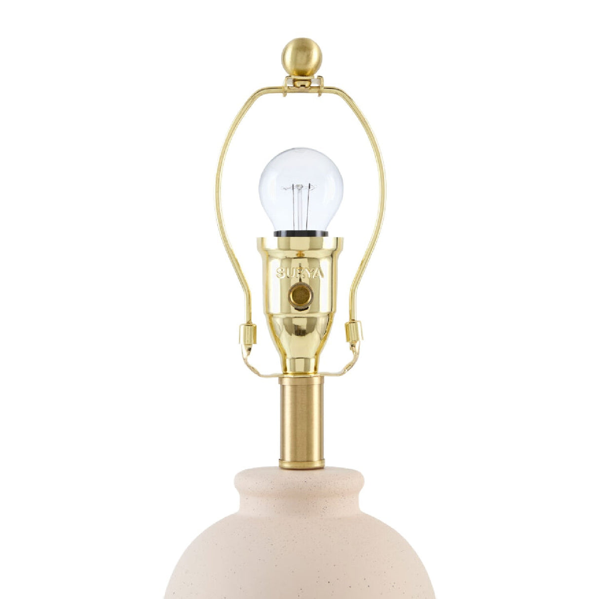 Modern European furniture - Brown Rattan Ceramic Table Lamp - www.oroa.com