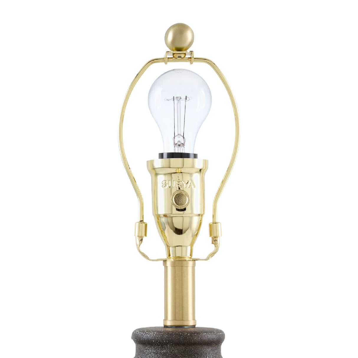 Modern European furniture - White Linen Empire Table Lamp - www.oroa.com