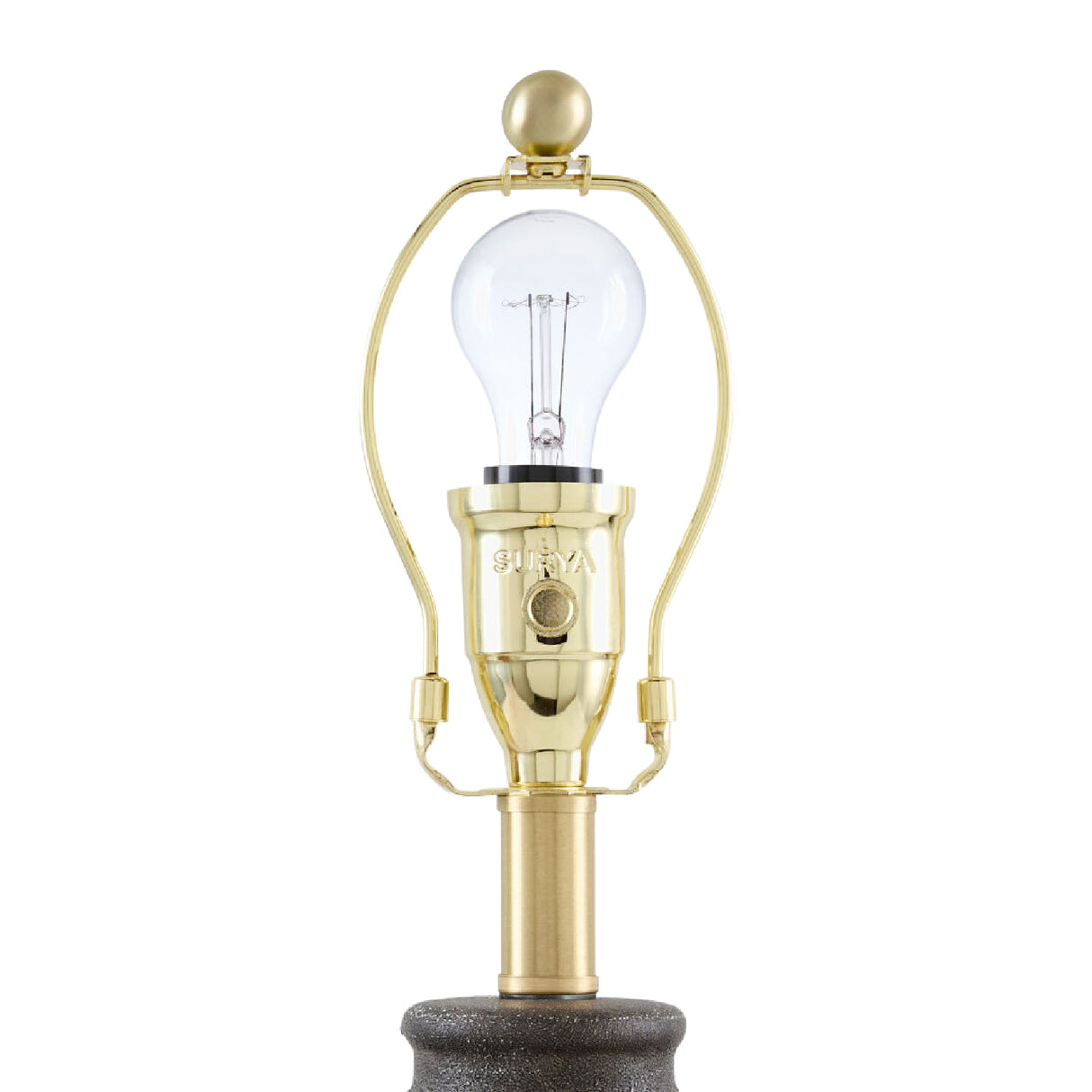 Modern European furniture - White Linen Empire Table Lamp - www.oroa.com