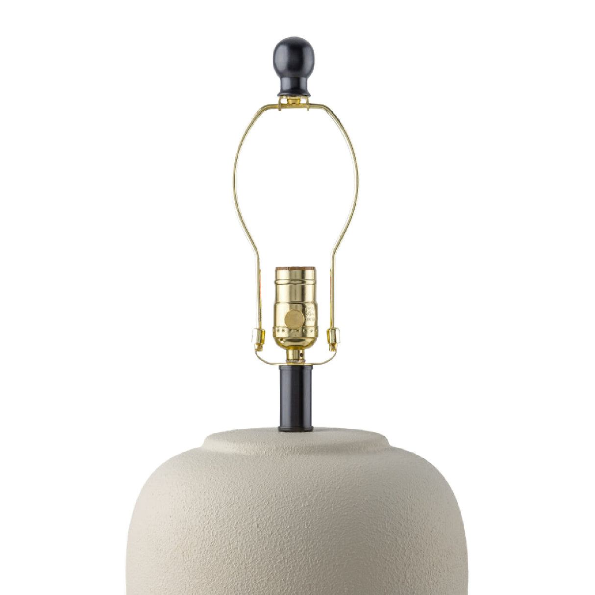 Modern European furniture - Ceramic Beige Linen Table Lamp - www.oroa.com