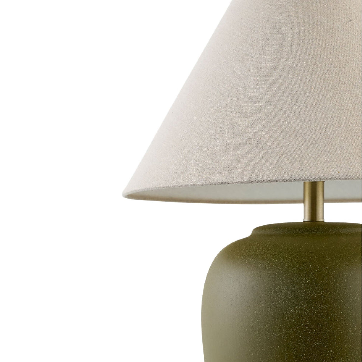Modern European furniture - Ceramic Beige Linen Table Lamp - www.oroa.com