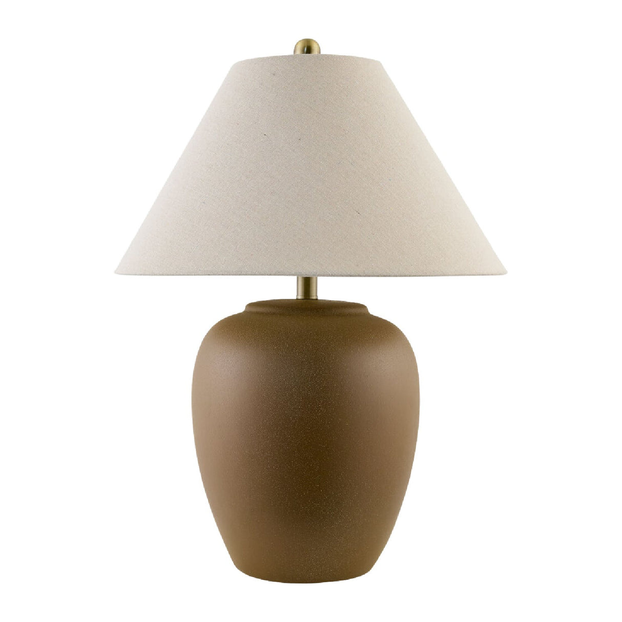 Modern European furniture - Ceramic Beige Linen Table Lamp - www.oroa.com