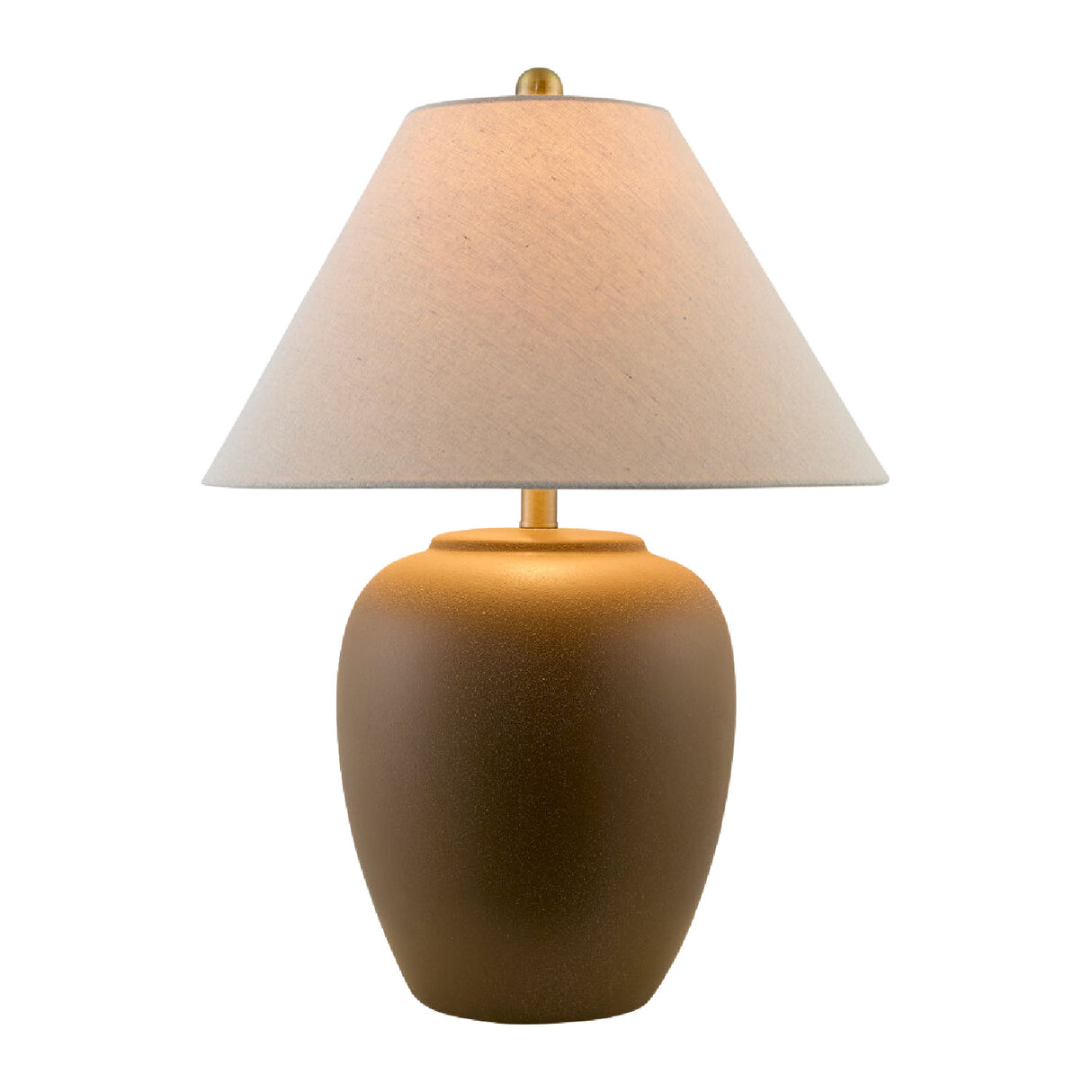 Modern European furniture - Ceramic Beige Linen Table Lamp - www.oroa.com