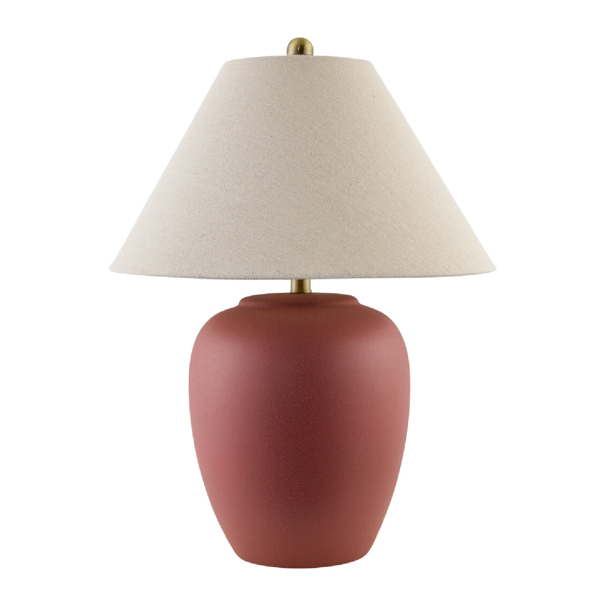 Modern European furniture - Ceramic Beige Linen Table Lamp - www.oroa.com