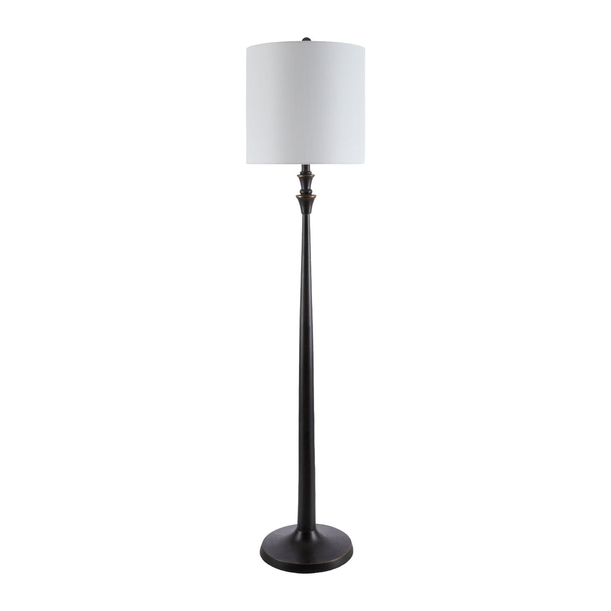 Modern European furniture - Linen Drum Shade Floor Lamp - www.oroa.com