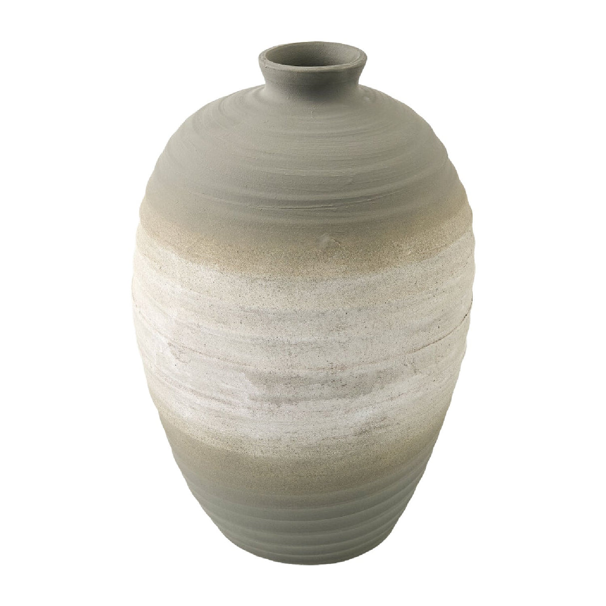 Modern furniture - Gray Glazed Ceramic Vase - www.oroa.com
