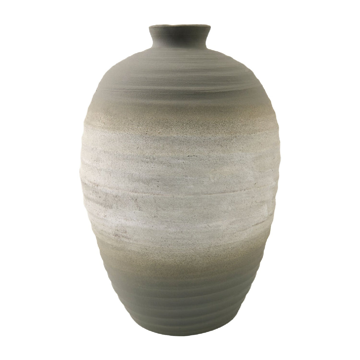 Modern furniture - Gray Glazed Ceramic Vase - www.oroa.com