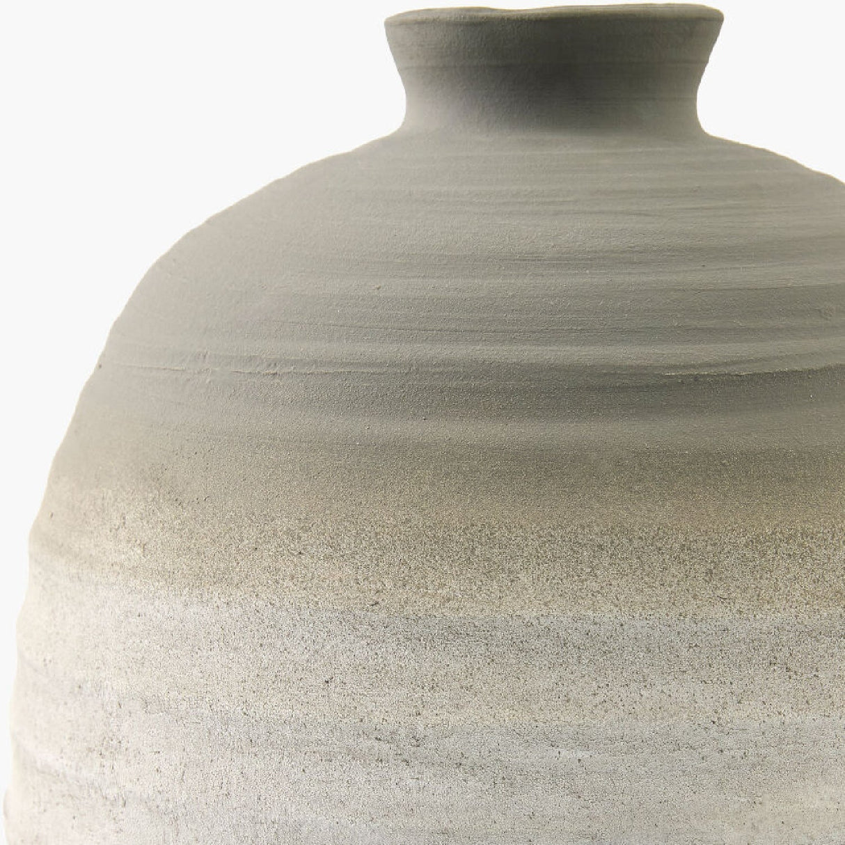 Modern furniture - Gray Glazed Ceramic Vase - www.oroa.com