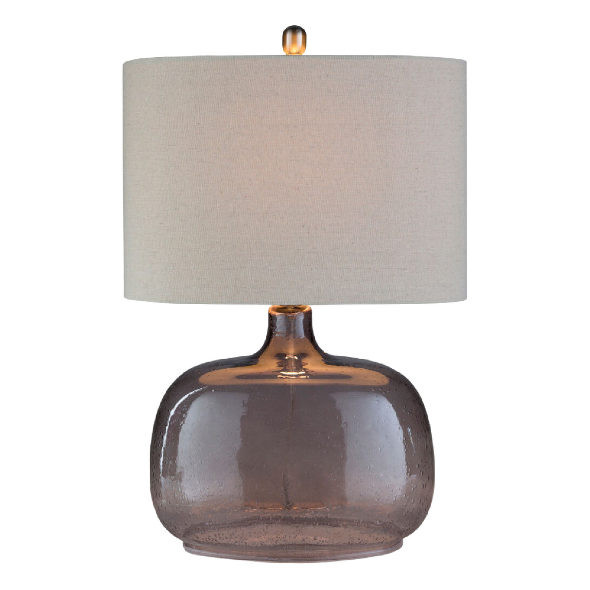 Gray Clear Glass Table Lamp | Oroa.com