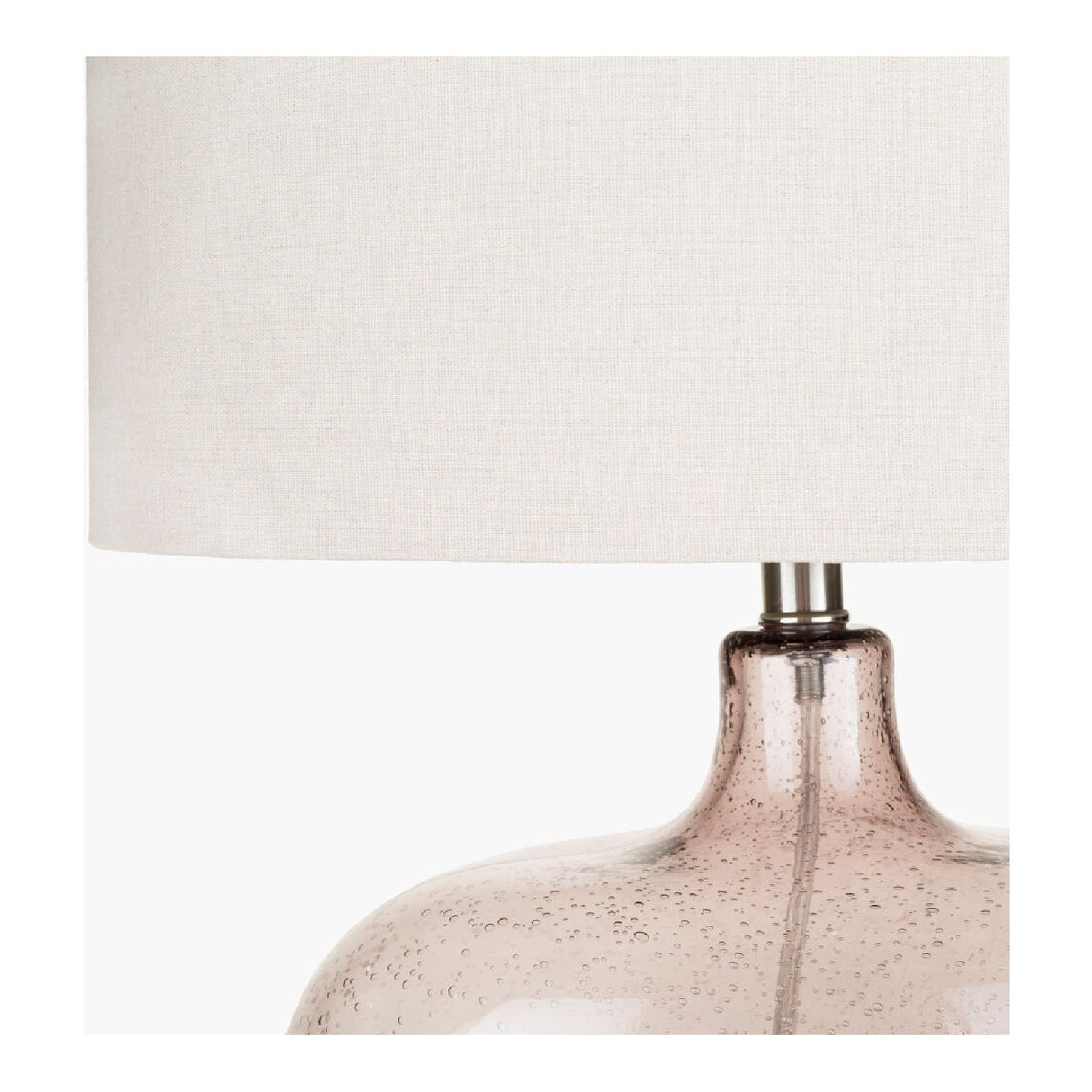 Modern European furniture - Gray Clear Glass Table Lamp - www.oroa.com