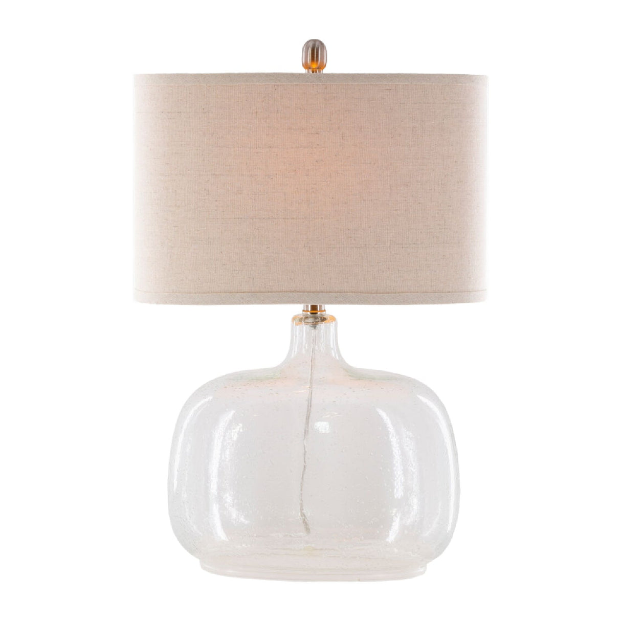 Modern European furniture - Clear Glass Table Lamp - www.oroa.com