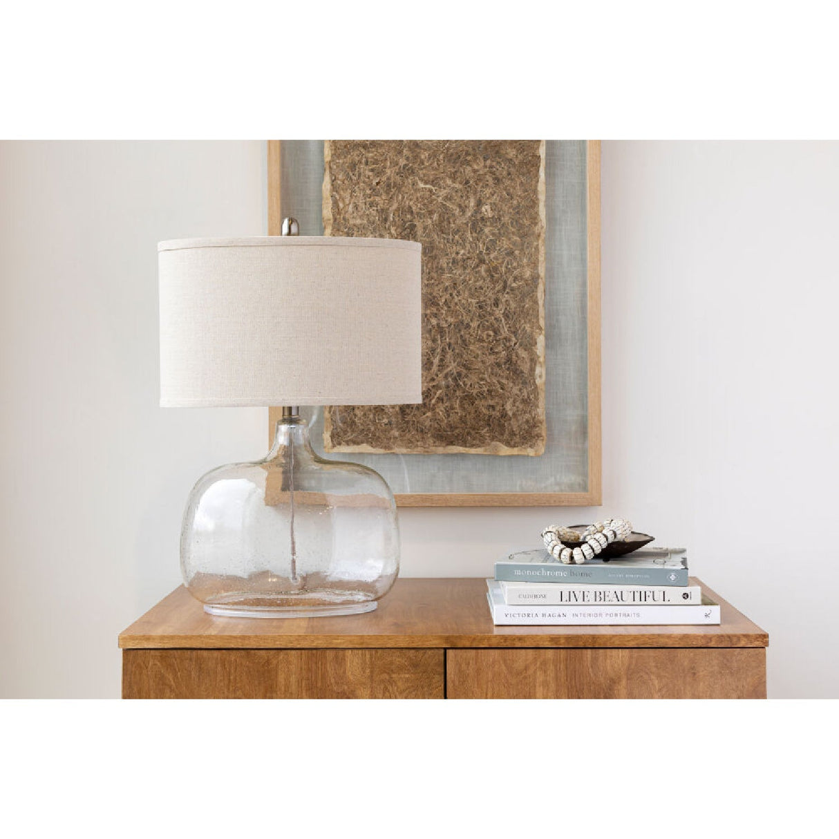 Modern European furniture - Clear Glass Table Lamp - www.oroa.com