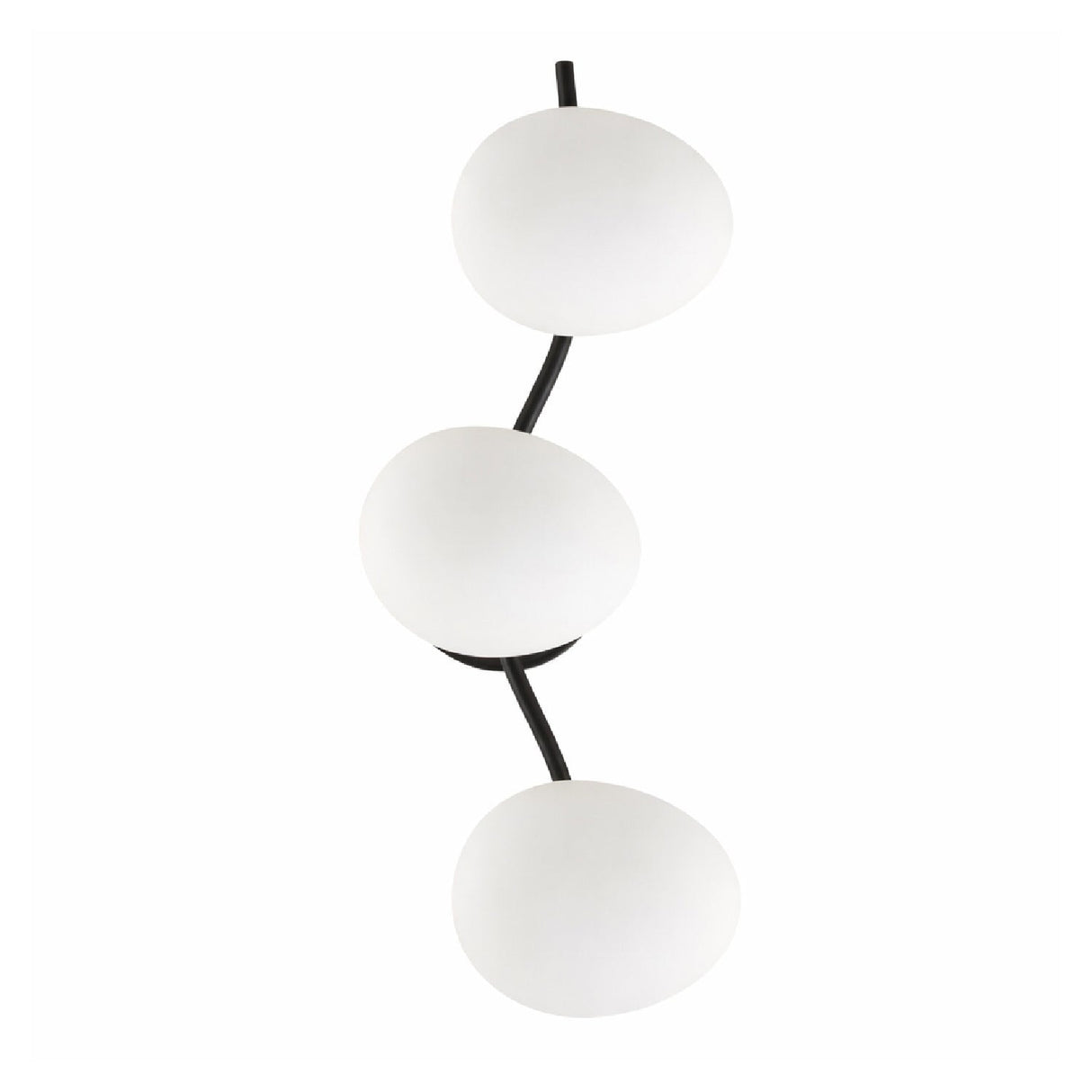 Modern European furniture - 3-Light White Glass Wall Lamp - www.oroa.com
