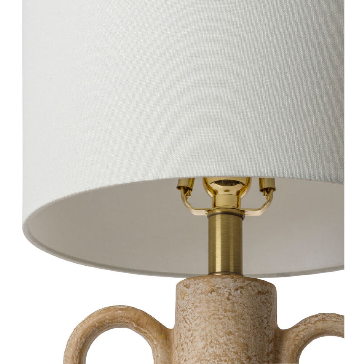Modern European furniture - Beige Ceramic Accent Table Lamp - www.oroa.com