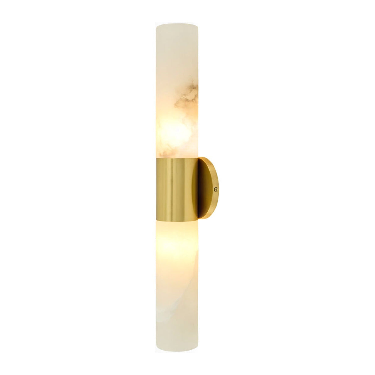 Modern European furniture - White Stone Tube Wall Lamp - www.oroa.com