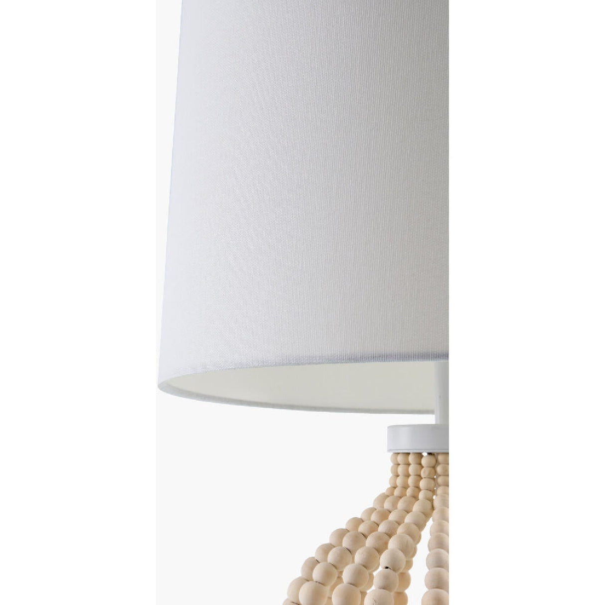 Modern European furniture - Wooden Beads Accent Table Lamp - www.oroa.com