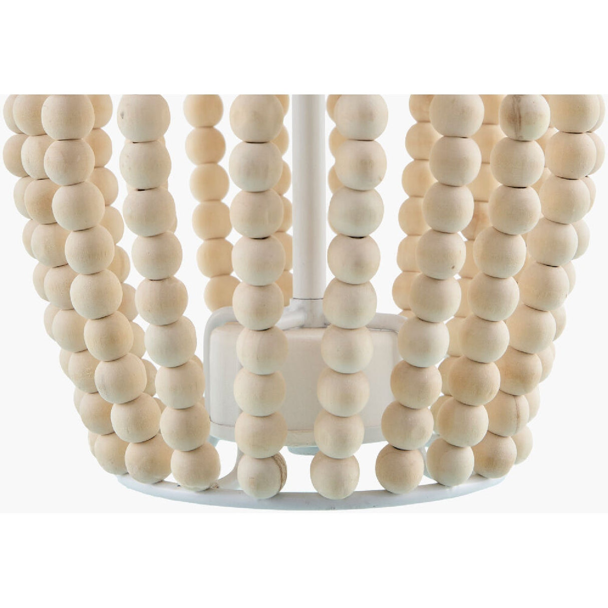 Modern European furniture - Wooden Beads Accent Table Lamp - www.oroa.com