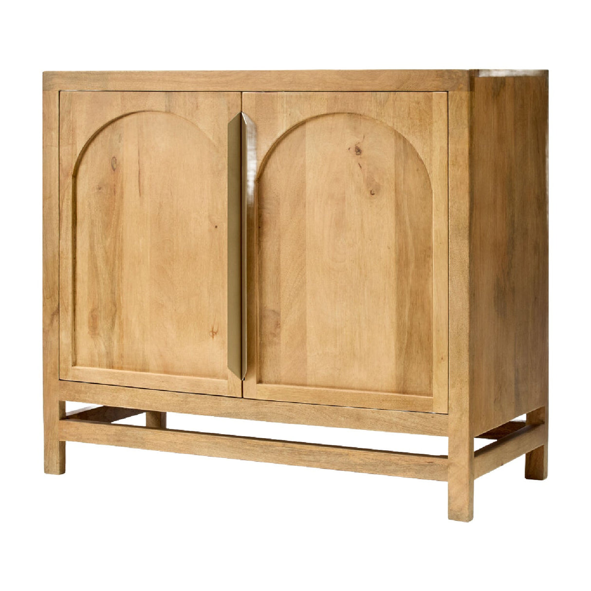 Modern furniture - Mango Wood 2-Door Cabinet - www.oroa.com
