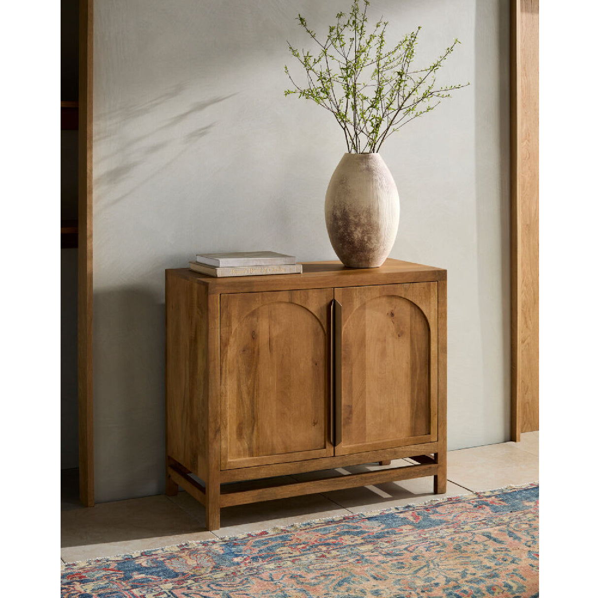 Modern furniture - Mango Wood 2-Door Cabinet - www.oroa.com
