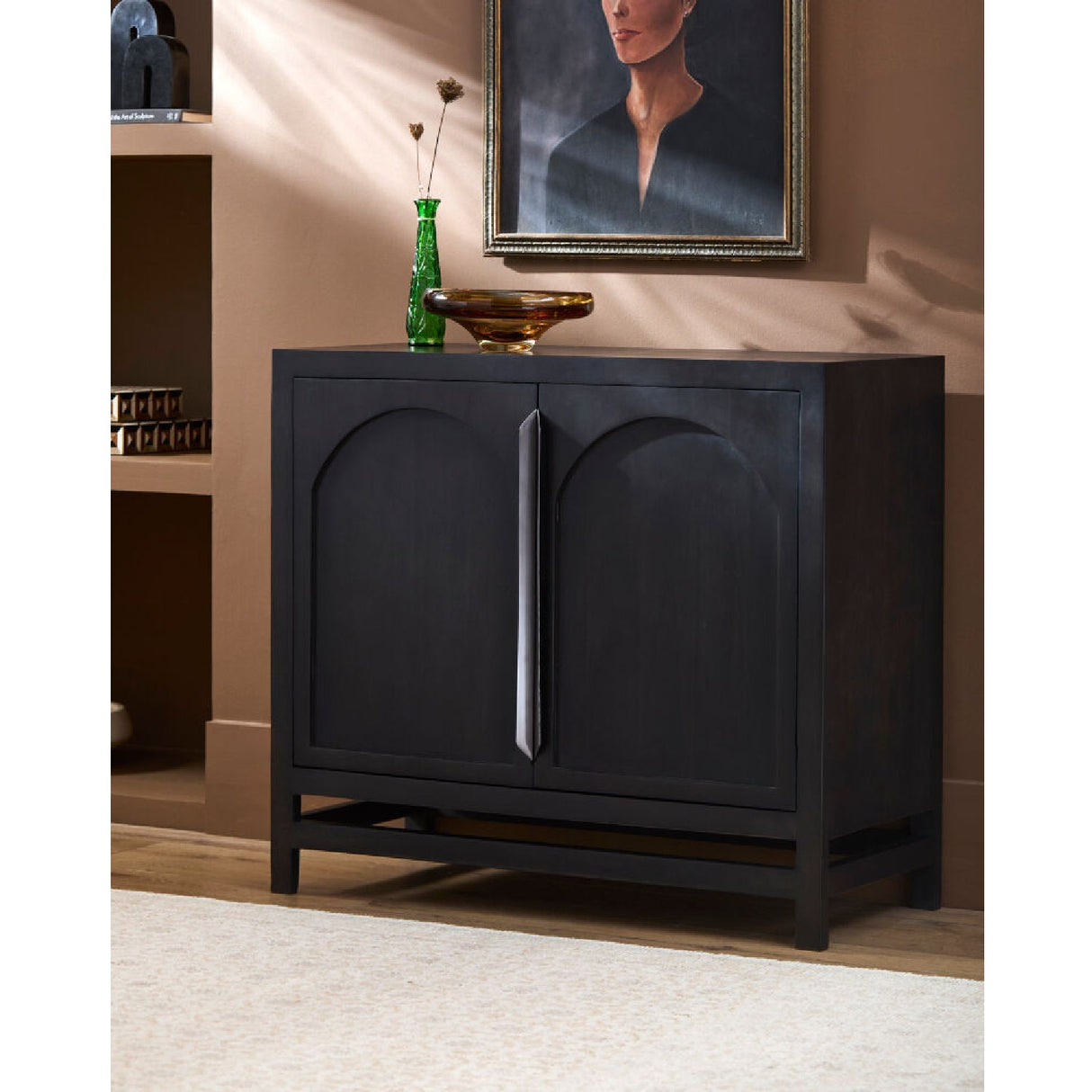 Modern furniture - Mango Wood 2-Door Cabinet - www.oroa.com