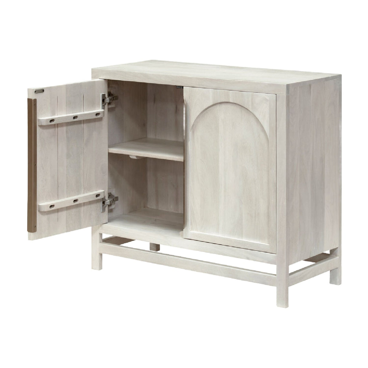 Modern furniture - Mango Wood 2-Door Cabinet - www.oroa.com