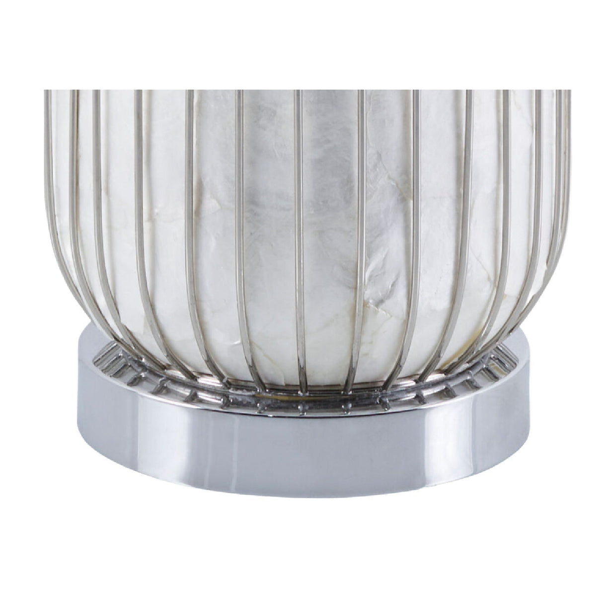 Modern European furniture - White Shell Accent Table Lamp - www.oroa.com