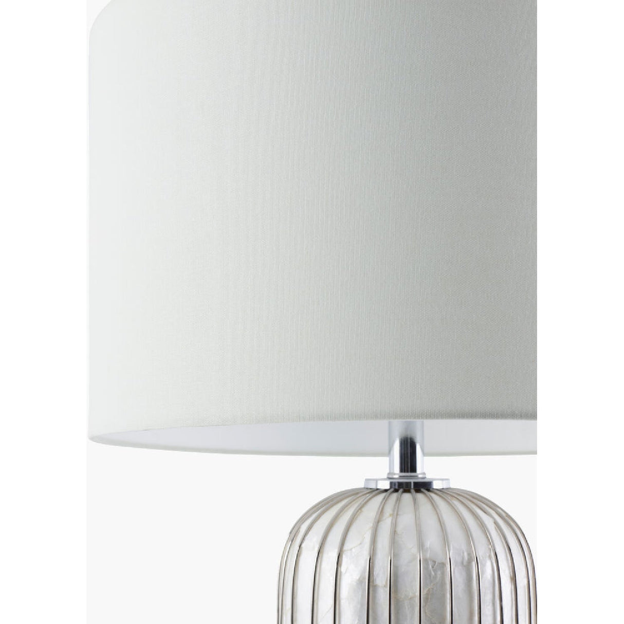 Modern European furniture - White Shell Accent Table Lamp - www.oroa.com