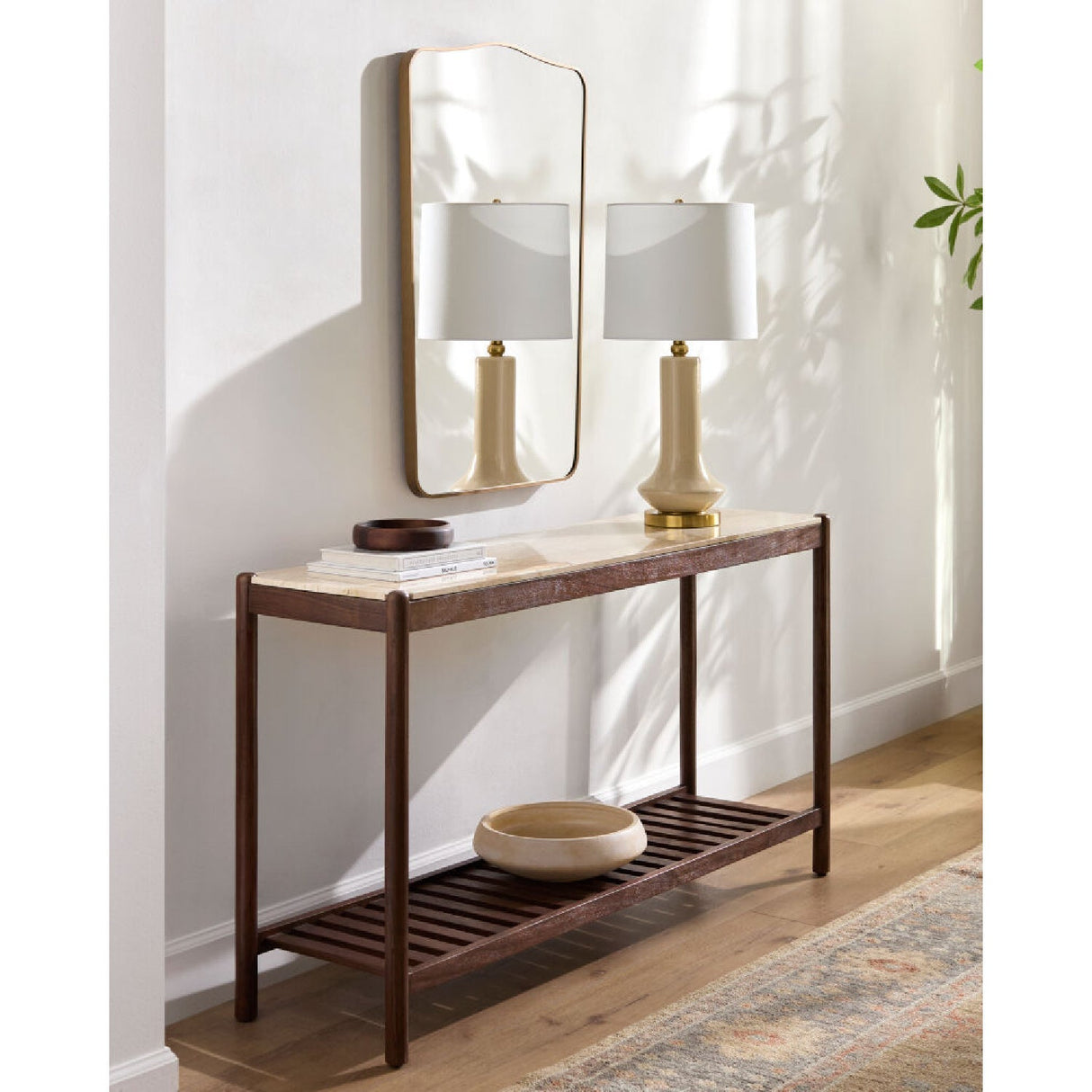Modern European furniture - Distressed Cream Ceramic Table Lamp - www.oroa.com